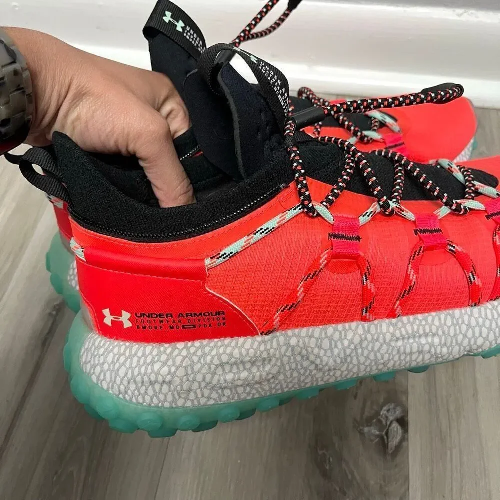 Under Armour Sneakers Men’s 12.5 HOVR Summit Fat Tire Cuff 'Beta' Orange Running